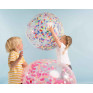Kit Balões Gigantes Transparentes Confetis